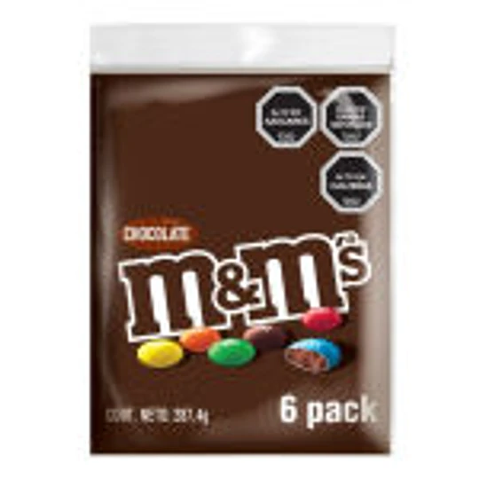 MARS M&M CHOCOLATE SIX PACK 6X48