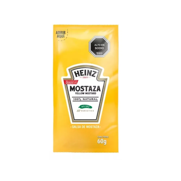 KRAFT HEINZ MOSTAZA 18X60GR