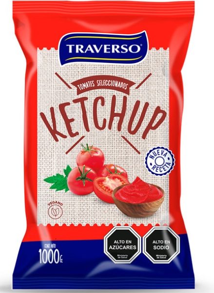 KETCHUP TRAVERSO 1000 GRS