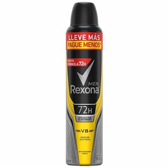 DEO REXONA V8 AEROSOL 12X250ML