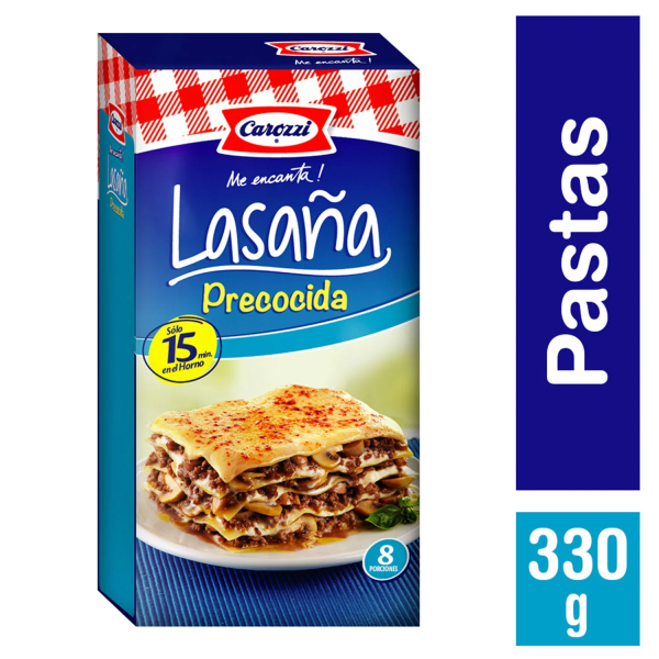 LASAÑA PRECOCIDA CAROZZI 24X330GR