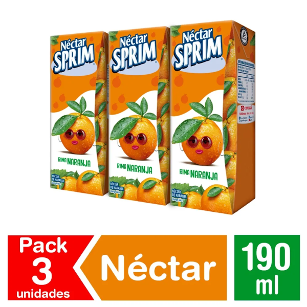 PACK NECTAR SPRIM NARANJA 8X3X190 M