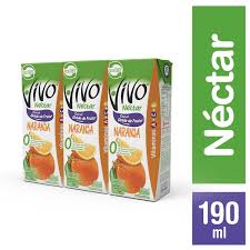 NECTAR VIVO NARANJA TRIPACK 8X3X190 ML