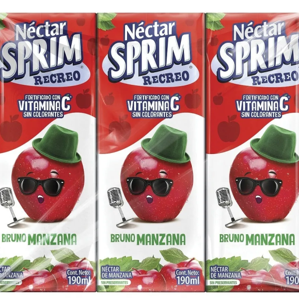 PACK NECTAR SPRIM MANZANA 8X3X190 M