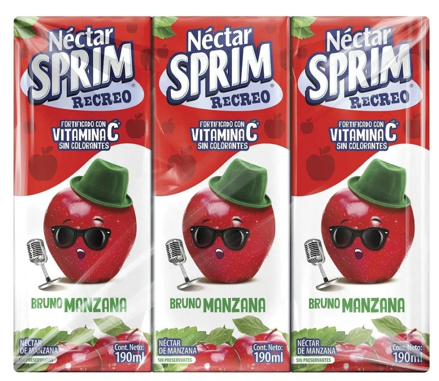 PACK NECTAR SPRIM MANZANA 8X3X190 M