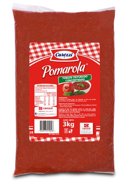 TOMATE TRITU.CONCENTRADO POMAROLA 6X3KG