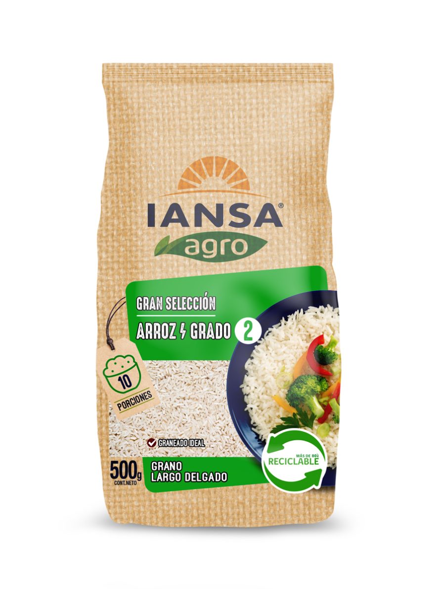 ARROZ G2 BOLSA 500GR LARGO FINO