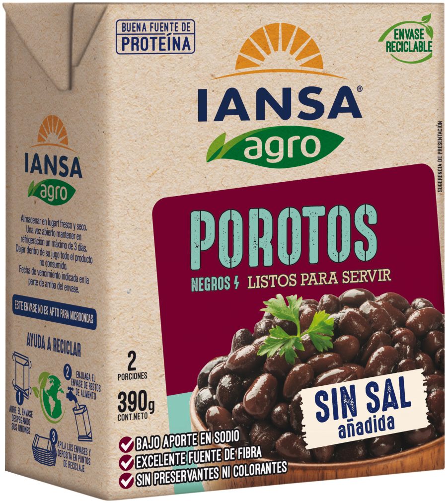 POROTOS NEGROS TETRA 390GR