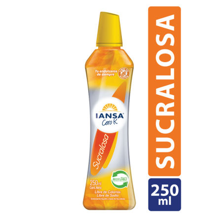 IANSA CERO K SUCRALOSA 4x4x250ML RL PACK