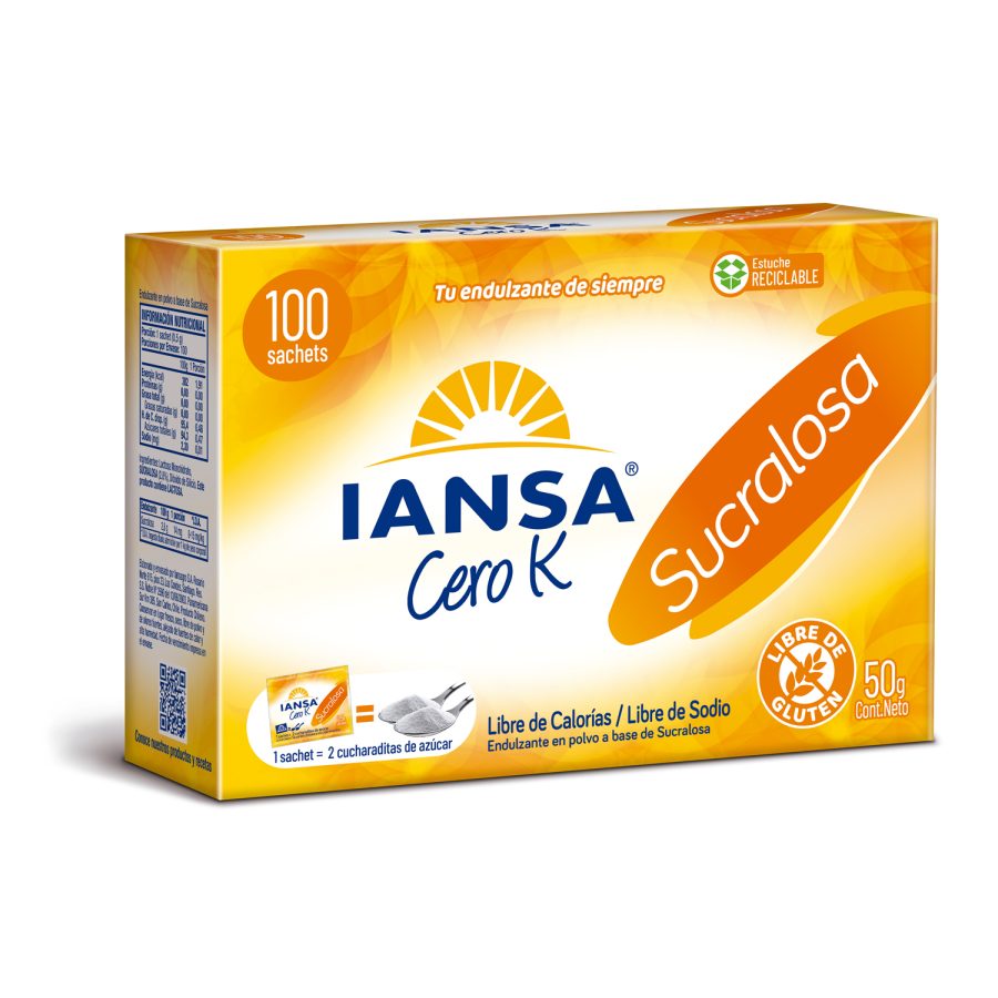 IANSA CERO K SUCRALOSA 100 SACHET