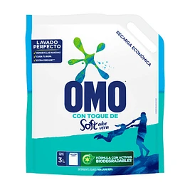 FABRICS CLEANING OMO LIQUIDO SOFT ALOE VERA 3LT DOY