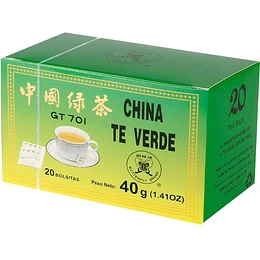 TÉ CHINA TE VERDE 20 BOLSAS