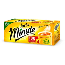 TÉ JUST A MINUTE BLACK TEA 100BLS