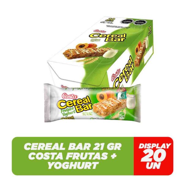 CEREALBAR FRUTAS + YOGHURT  6X20X21 GR.