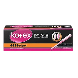 TAMPONES KOTEX C/APLIC. FLUJO SUPER