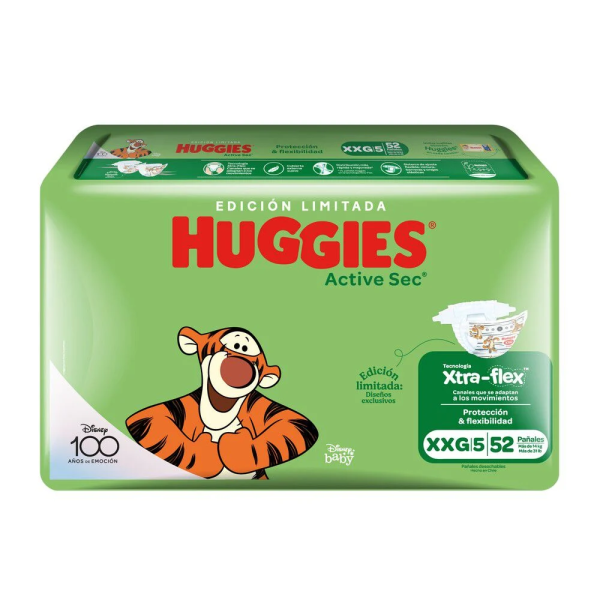 PAÑALES HUGGIES HUGGIES ACTSEC XXG 2X52