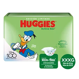 PAÑALES HUGGIES ACTSEC XXXG 8X12