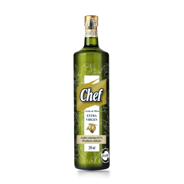 ACEITE OLIVA EXTRAVIRGEN CHEF 250ML.
.