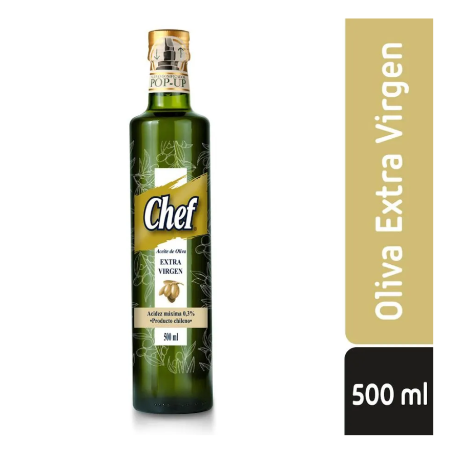 ACEITE OLIVA EXTRAVIRGEN CHEF 500ML.
