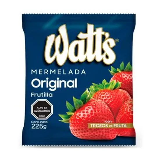 MERMELADA WATTS FRUTILLA 225grs.