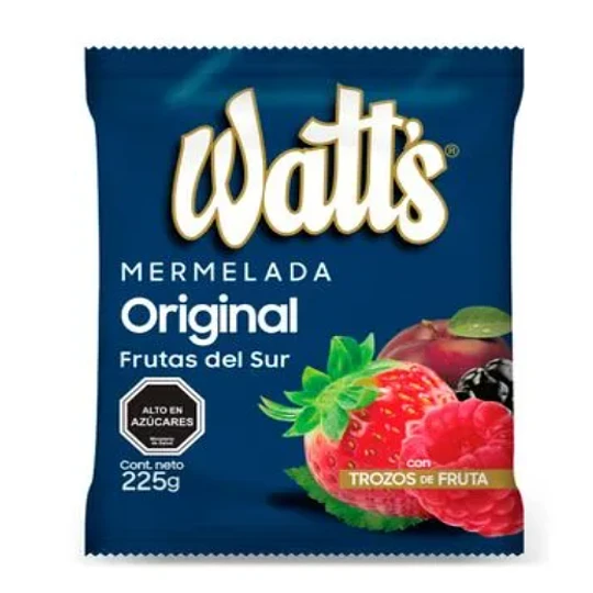 MERMELADA WATTS SACH FRUTAS DEL SUR 225 grs.