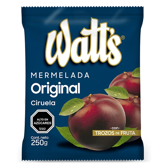 MERMELADA WATTS CIRUELA 225 grs.