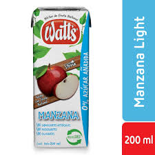 JUGO WATTS MANZANA LIGHT 200ML