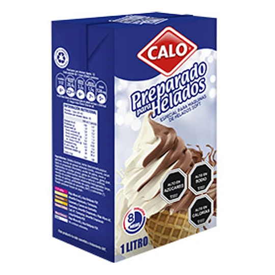 INDUS. CALO PREP. HELADO CHOC  TETRA 1 Lt.