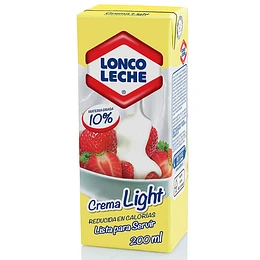 CREMA LONCOLECHE LISTA LONCO 200 grs.