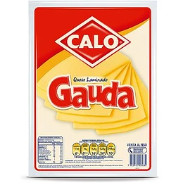 QUESO CALO GAUDA CALO LAMINADO 5 Kl. (precio por KL)