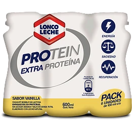 YOGHURT LONCO. PROT SHOT VAINILL PACK 100 ml.