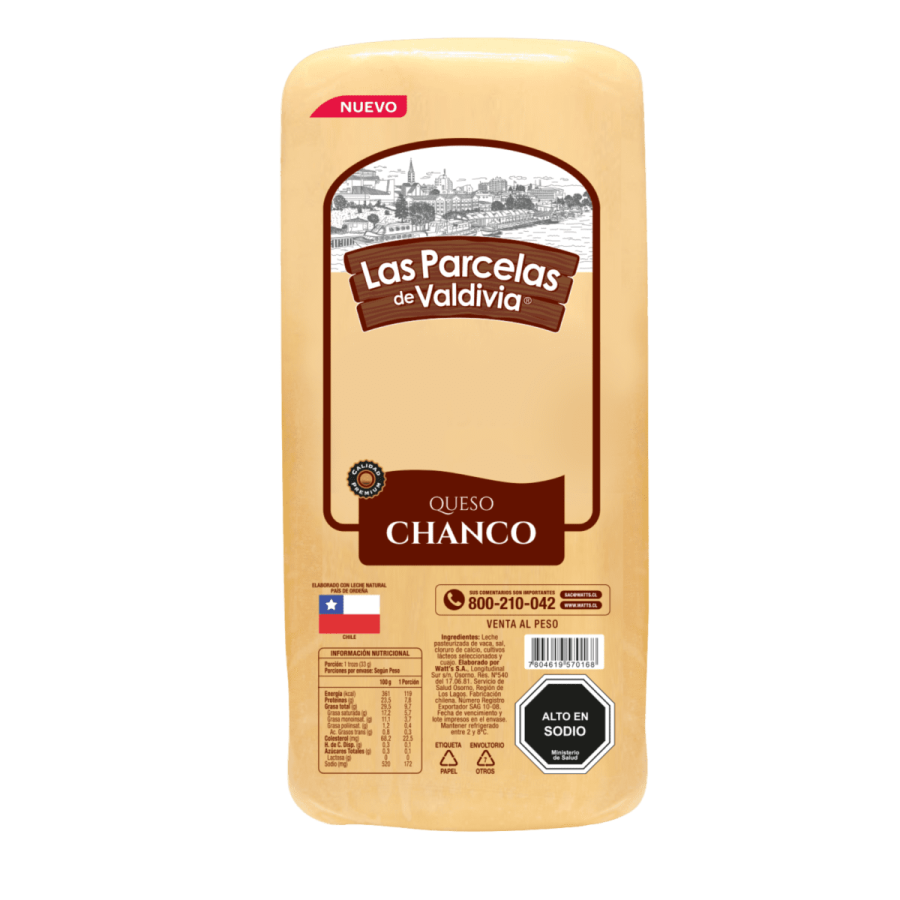 QUESO LAS PARCELAS CHANCO 3KG