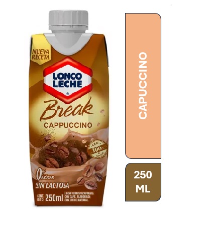 LECHE CAPPUCINO BREAK LONCOLECHE 250 ML.