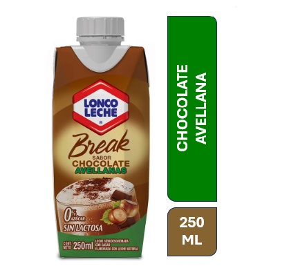 LECHE CHOCO AVELLANA BREAK LONCOLECHE 250 ML.