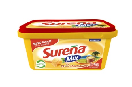 MARGARINA SURENA POTE MIX 450 grs.