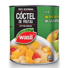 CONSERVA WASIL COCTEL DE FRUTAS WSL 560 grs.