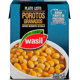 CONSERVA WASIL POROTOS GRANADOS WASIL 380 grs.