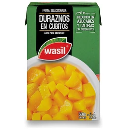 CONSERVA WASIL DURAZNO WSL 500GRS