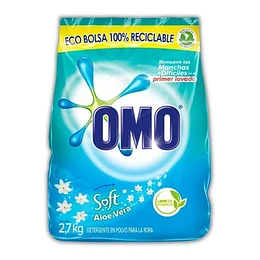 FABRICS CLEANING OMO SOFT ALOE VERA 2.7 KG