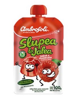 AMB SLUPEA LA JALEA FRAMBUESA 18X100 GR