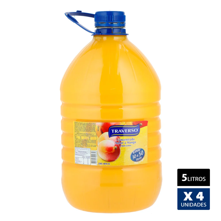 JUGOS 4X5000 PET MANGO