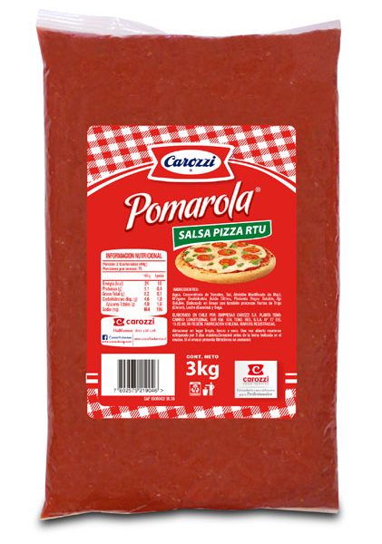 PIZZA RTU POMAROLA  6X3 KG.