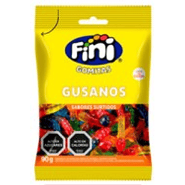 GOMITAS GUSANOS DULCES FINI 90 GRS.