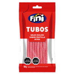 TUBOS 12x80g FRUTILLA ACIDO