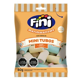 MARSHMALLOWS FINI MINI TUBOS 80GRS