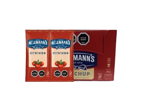 DISPLAY KETCHUP HELLMANNS KETCHUP 100GR