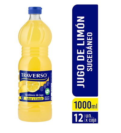 JUGO DE LIMON SUCEDANIO TRAVERSO 1 LITRO