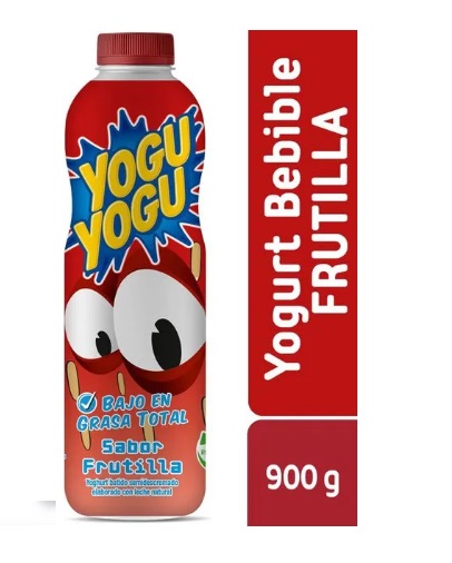 YOGURT YOGU YOGU FRUTILLA BOT 6X900GR