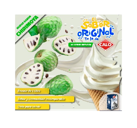 PREPARADO HELADO CHIRIMOYA CALO 1 LT