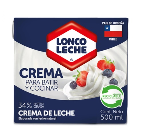 CREMA PARA BATIR LONCO 500ML